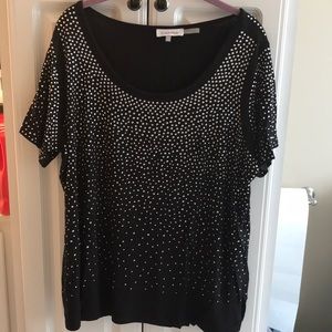 NWOT Calvin Klein studded top